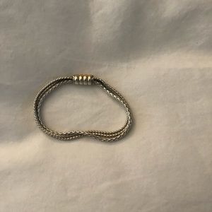 John Hardy silver and gold bracelet